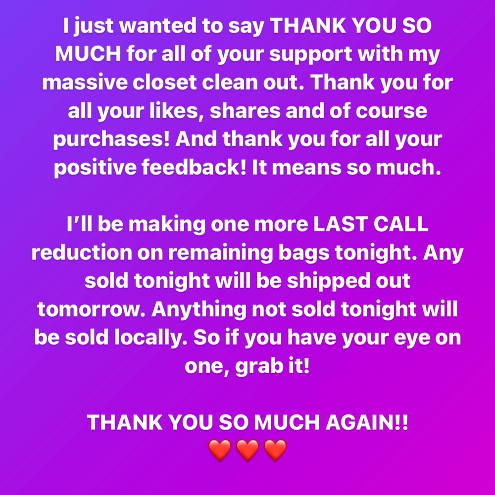 LAST CALL!!